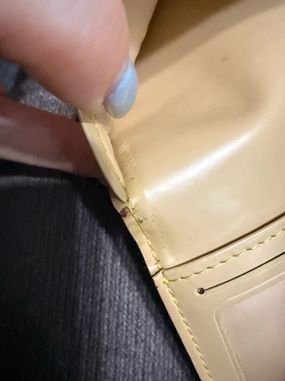 Louis Vuitton Eugenie White Multicolor Monogram Canvas Wallet with Tan Trim - Picture 7 of 11